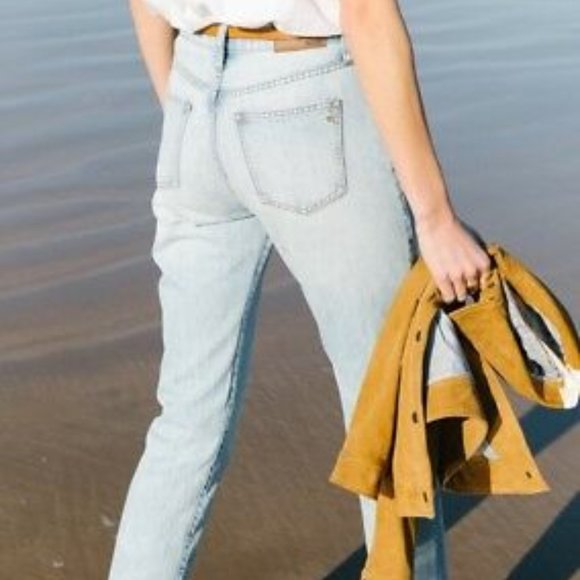 Madewell The Perfect Summer Jeans Fitzgerald Wash High Waist Crop 23 - Picture 5 of 12